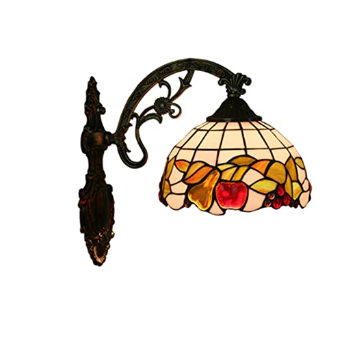 Applique murale Tiffany vitrail luminaire suspendu intérieur rétro bar restaurant