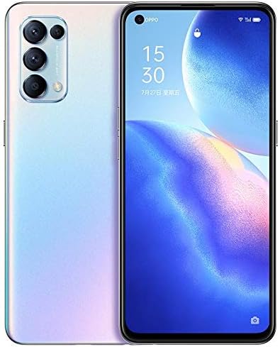 Amazon Com Original Oppo Reno 5 5g Smartphone 8g 128gb 6 43 90hz Oled Snapdragon765g Android11 90hz 4300mah 64mp Camera Octa Core 65w Supervooc Face Id Otg Support Google By Real Star Technology White 8 128