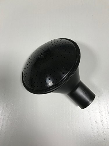 2 Stück Ersatzbrause für Gießkannen 8,10 und 14 Liter Schwarz Geli Brause Brauseaufsatz Aufsteckbrause für Garten, Beet, Grab Pflege usw.Giesskanne Giesskannenbrause