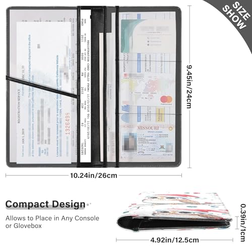 Organizador de carteras para autos plegable miniatura 3