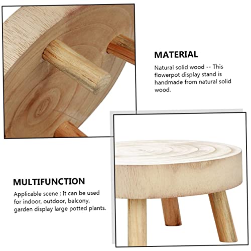 Support de fleurs en bois naturel stable et durable Mikikit