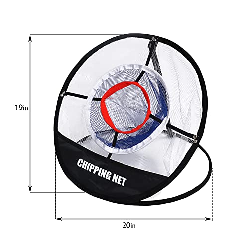 Sailling Golf Chipping Net And Hitting Mat For Backyard Accuracy And Swing Practice，Chipping Net With Golf Mat & Golf Practice Balls,Indoor/Outdoor Golfing Target Accessories (Chipping Net With Mat) #TOP3