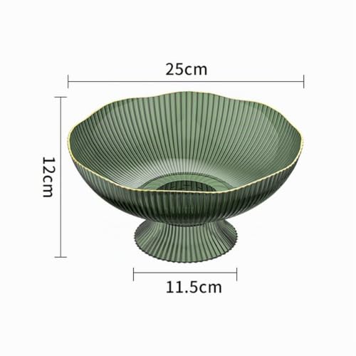 Miniatura 6 de Folpus Frutero Para Mostrador De Cocina, Frutero De Pedestal Para Encimera De Mesa, Fruteros Decorativos, Verde