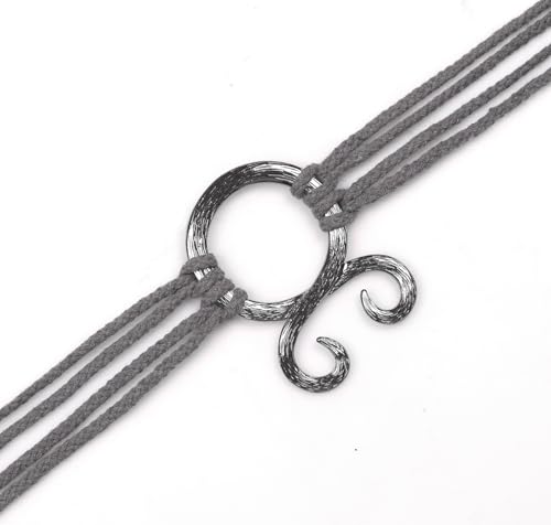 Joukavor Viking Troll Cross Belt Norse Witch Rope Belt for Women4