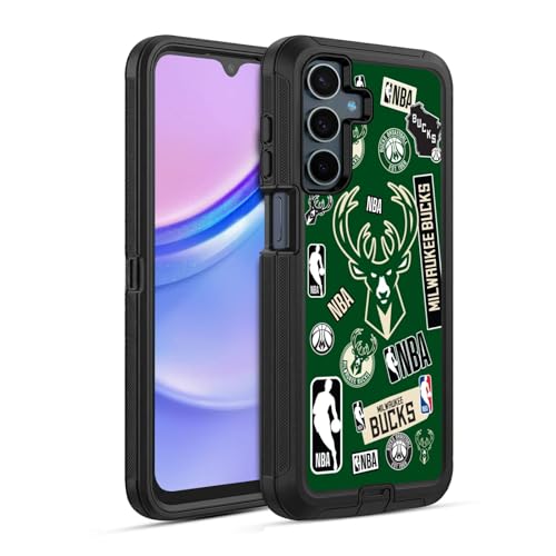 Étui antichoc Samsung Galaxy A15 éviter bris d'écran motif NBA