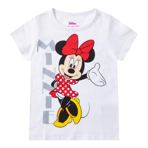 Disney Minnie Mouse 3 Pack Girls Short Sleeve T-Shirt for Toddler to Big Kids4