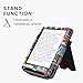 kwmobile Case Compatible with Pocketbook Verse/Verse Pro/Verse Color/Vivlio Light/Light HD - Case PU Leather Cover with Magnet Closure, Stand, Strap, Card Slot - Library Motto Multicolor