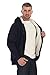 Gioberti Men's Heavyweight Sherpa Lined Fleece Hoodie Jacket, Black, Large