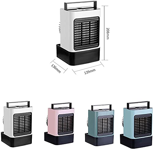 Mini refroidisseur air et ventilateur de refroidissement de table avec 3 modes et télécommande