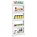Produktbild Yaheetech 5 Ablagen Nischenregal Küchenregal Nischenschrank Ordnungswagen 5 ebene Badregal Rollwagen Lückenfüller Küche 132 x 54 x 12 cm