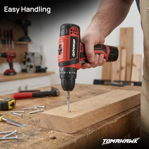 Image of Tomahawk SCD 12V Cordless Drill Screwdriver | 100% Copper Motor | 24Nm Torque