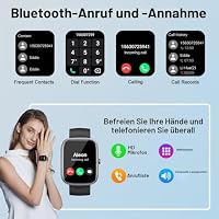Jugeman Smartwatch Herren Damen mit Bluetooth Anrufe, 1.91" HD Smart Watch – Ansicht 2