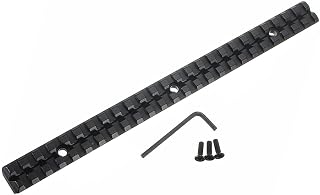 HWZ 10 "257 mm de Largo Aleación de Aluminio Picatinny Weaver Carril Base de Montaje 25 Ranuras