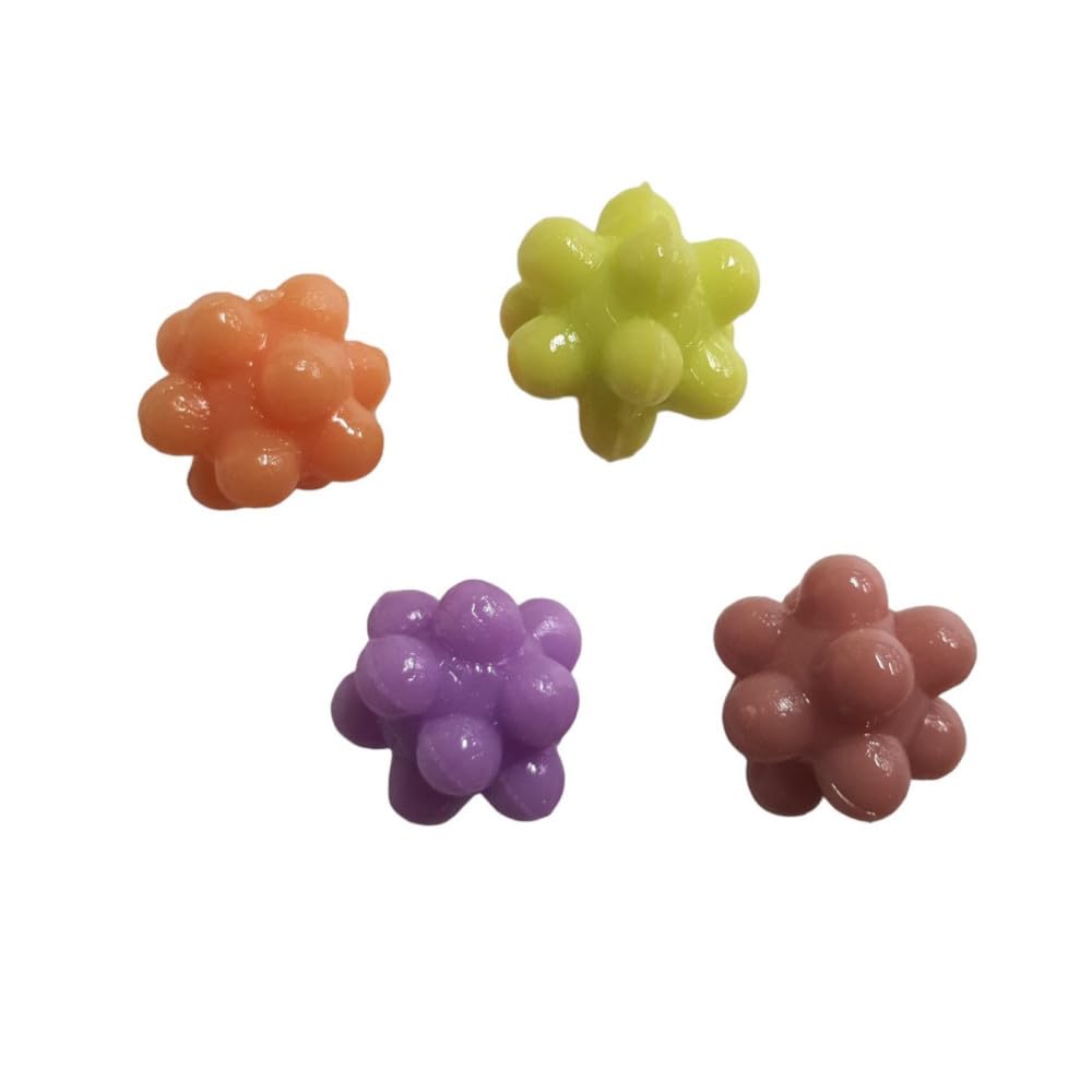 Pelotas caucho multiformas 3.5 cm multicolor TRIXIE Juguete para gatos, paquete de 4