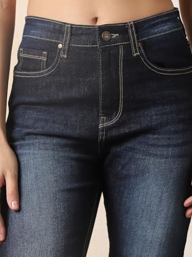 Image of High Star Women Skinny Fit Jeans Blue