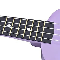 53,3 cm Ukulélé soprano avec un sac de transport et d’un Tuner Digital, spécialement conçu pour les enfants, les étudiants violet clair - Les Beatles, Paul McCartney, John Lennon, RIngo Starr, George Harrison 53,3 cm Ukulélé soprano avec un sac de transport et d'un Tuner Digital, spécialement conçu pour les enfants, les étudiants violet clair – Image 6