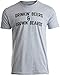 Ann Arbor T-shirt Co. Drinkin' Beers & Growing Beards | Funny Drinking Buddies Beer Games Party T-Shirt-(Adult,L) Sport Grey