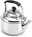 Kuchenka Top Gwizdający czajnik Czajnik ze stali nierdzewnej Nadaje się do wszystkich pieców z ergonomicznym uchwytem Czajnik kempingowy 2L-10L (srebrny 10L)