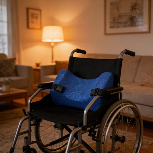 Maintien postural de qualité supérieure avec le coussin cervical IMIKEYA bleu - 7