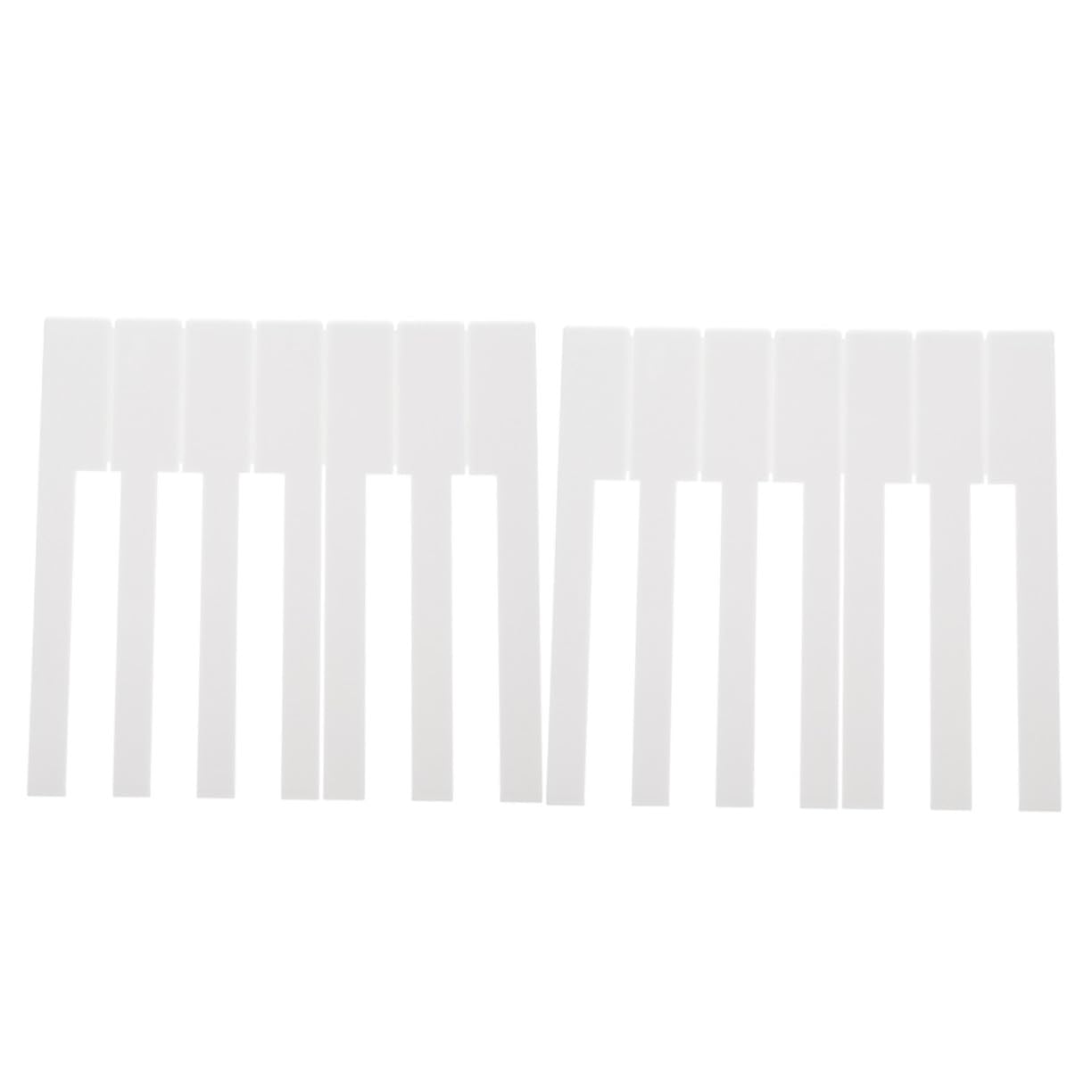 Weiße Klavierweißtasten aus Acryl 52 Stück für Piano Reparatur