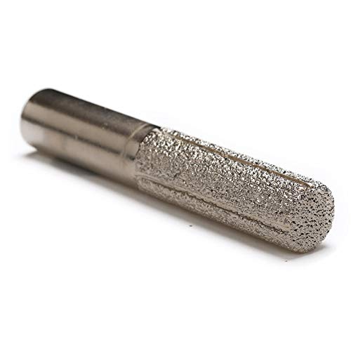 JINGLING 13.3mm Cylindrical Diamond Router Bit Cylinder Profile Wheel Brazed Shank 1 2  Tools for Stone