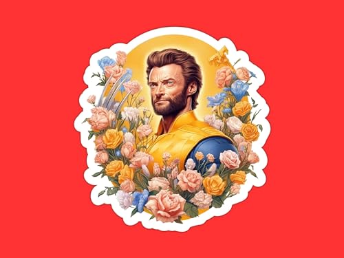 Hugh Jackman Sticker, 10"