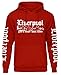 Produktbild UGLYSHIRT Liverpool Skyline Herren Kapuzenpullover | Stadt Sport Fussball Pullover Hoodie Ultras | M1 FB+Ärmeldruck Rot (XL)