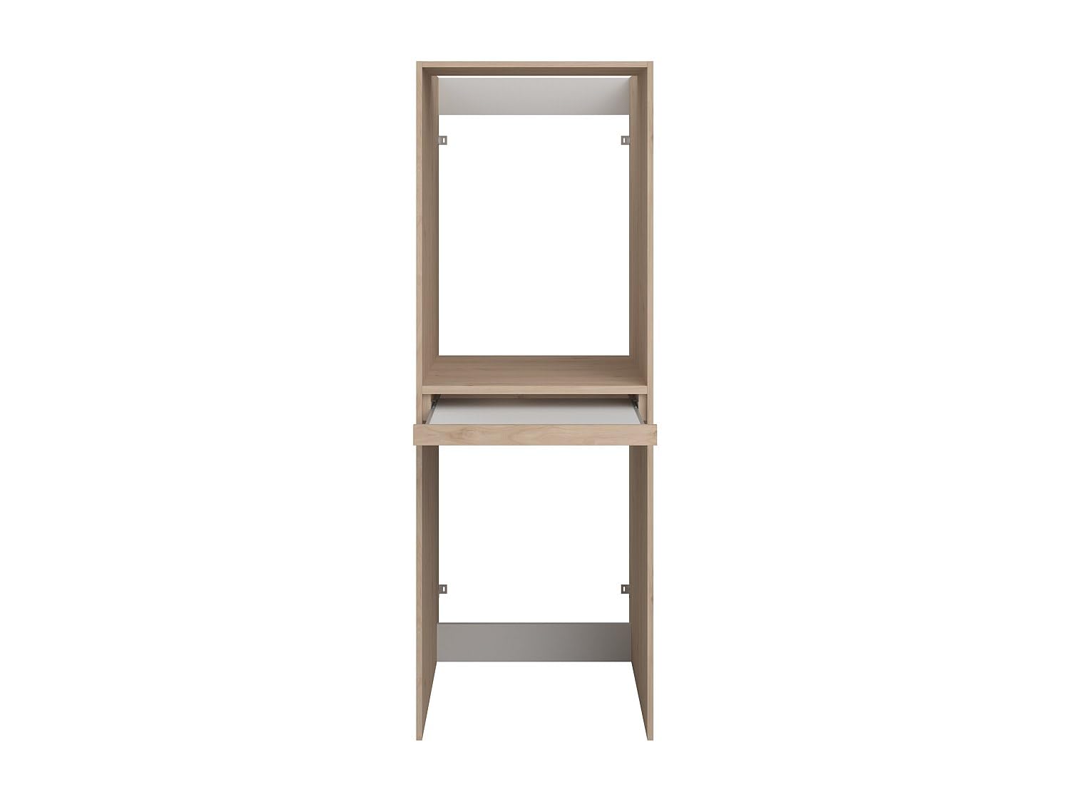 Vente-unique - Mueble para Lavadora Erkano - L 64.2cm x A 64.9cm x H 184.4cm - melamina - Color Natural Claro