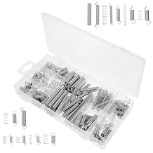 CHILDWEET 200pcs Extension and Compression Spring Assortment Kit Spring Tools and Equipment Versatile Assortment for Home Repairs and Projects