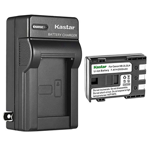 Kastar 1-Pack Battery and AC Wall Charger Replacement for Canon ZR850, ZR900, ZR930, ZR950, ZR960, MD100, MD101, MD110, MD111, MD120, MD130, MD140, MD150, MD160, MD205, MD215, MD216, MD225, MD235