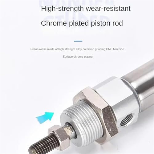 Crin pneumatique MI 20mm compact en acier inoxydable