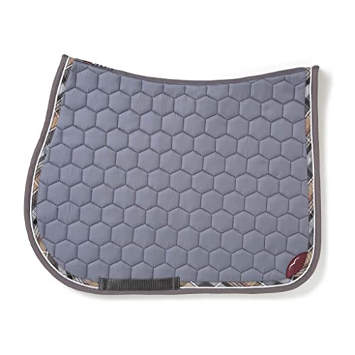 Tapis de selle Warobi gris Animo idéal pour briller lors de vos concours de dressage