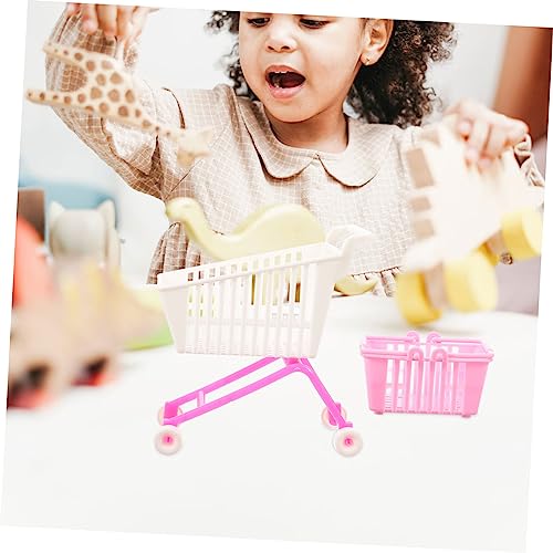 Totority 1 Conjunto De Boneca Carrinho De Compras Modelos De Carrinho De Compras Supermercado Carrin