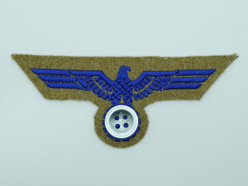 Amazon.co.jp: ナチスドイツ軍 海軍 熱帯服用胸章 アドラー 青糸タイプ