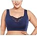 Produktbild Sports Bras Bralette Klassische BüStenhalter Yoga Bras Bustier Ohne BüGel Atmungsaktiv BH -Damen Dessous Nahtlose Plus Size Elastic Comfort Lace Weste BH (M-7Xl)