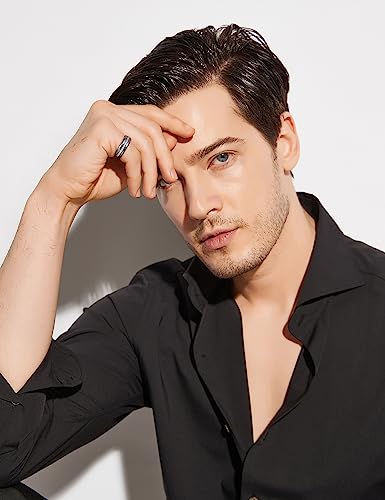 Greenpod 6mm 8mm Tungsten Carbide Rings for Men Silver/24K Gold Plated Cubic Zirconia Eternity Wedding Band Women High Polish Comfort Fit Size 6-134