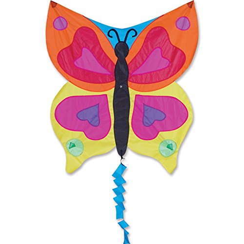 Premier 17343 Fun Flyer Animal Kite with Fiberglass Frame, RB Butterfly