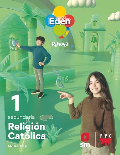 Portada de Religion Catolica Eden 1º ESO. Serie Revuela