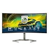 Lieferumfang: Philips Momentum 3M1C5500VA/00 86,4 cm (34 Zoll) Monitor, Stromkabel, HDMI Kabel, Treiber-CD, Garantiekarte