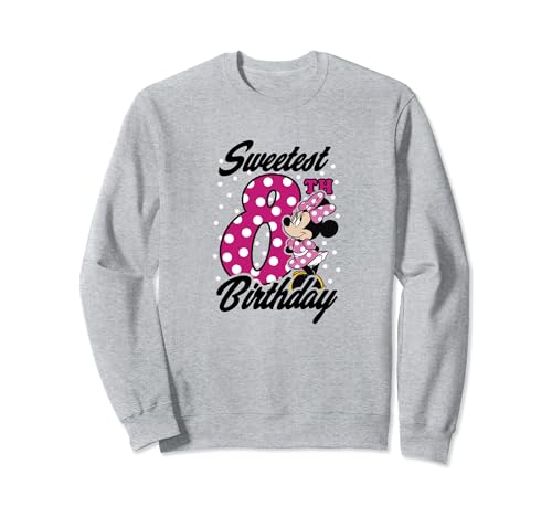 Sweat Minnie Mouse Fille 8 Ans Vêtement Rose Anniversaire Disney