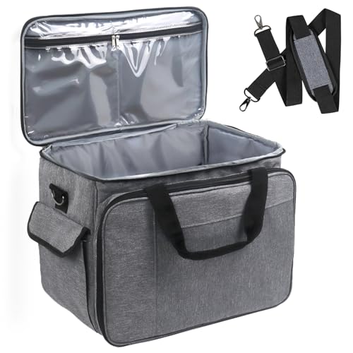 Sac pour machine à coudre COOZEE gris avec rangement pour accessoires