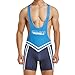 WMIERFI Men's Wrestling Singlets Athletic Supporters Bodysuit Slim Fit Sports Active Jumpsuits Leotard Underwear