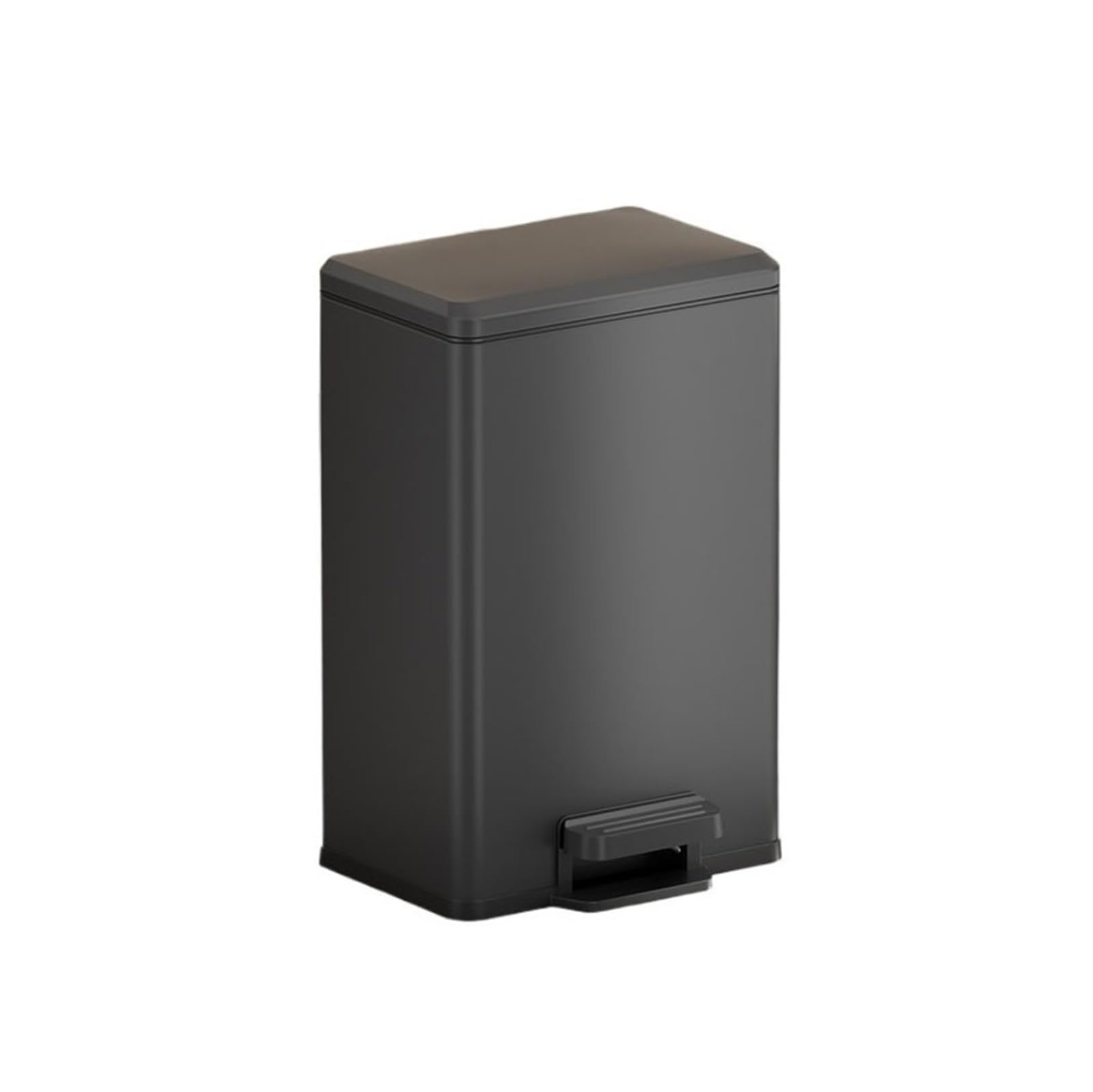 Garbage Bin Household and office trash can(Black)