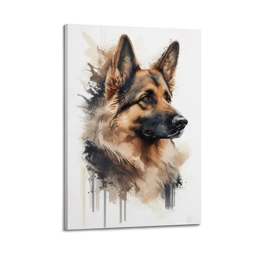 Toile berger allemand WIZIGM 20x30cm au design moderne et finition premium