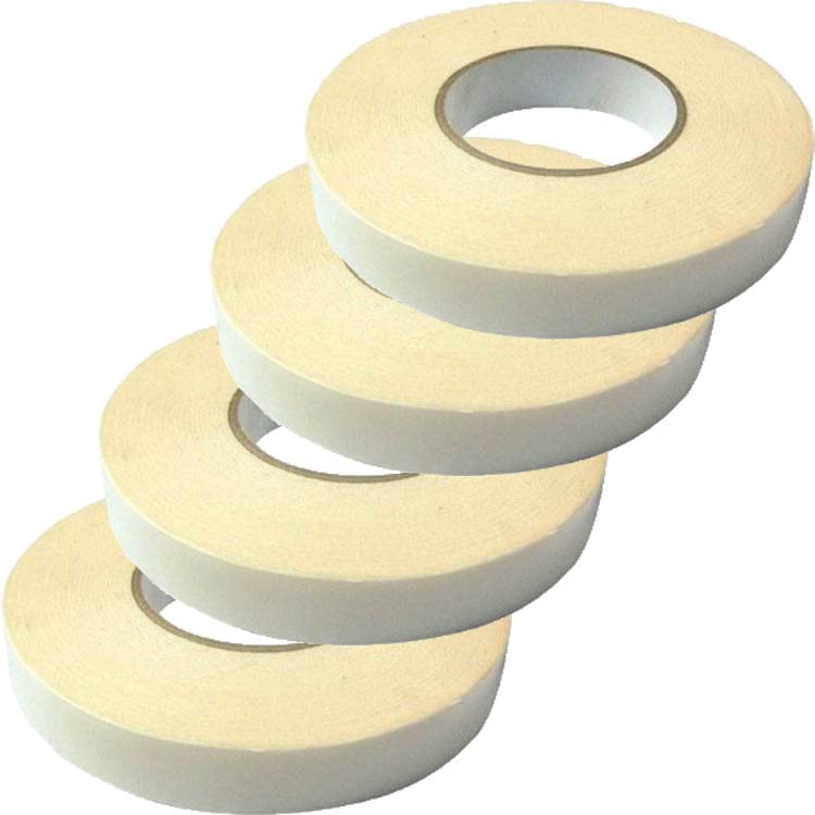 4U Media&Displays Super Strong Vinyl Banner Tape 1" x36 feet 12 Rolls Double-Sided (Banner Tape)