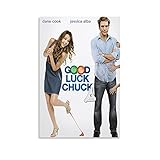 FUZHA Good Luck Chuck Movie Poster Poster Decorative Painting Canvas Wall Art Living Room Posters...