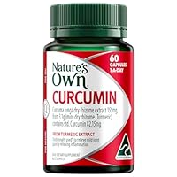 Nature's Own Curcumin Capsules 60 - Contains Turmeric Providing Curcumin-Traditionally Used in Western Herbal Medicine to Relieve Mild Joint Pain by Relieving Inflammation - Supports Healthy Digestion