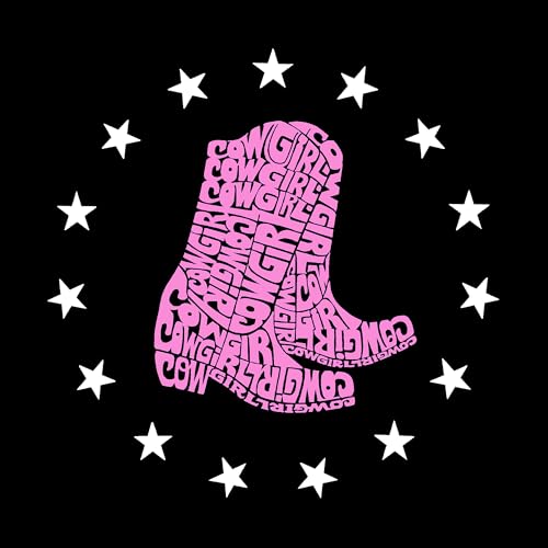 Cowgirl Boots - Girl's Word Art T-Shirt2
