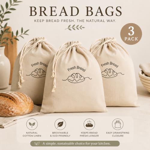 3-Pack-Linen-Bread-Bags-for-Homemade-Bread--Reusable-Bread-Storage-Bags-with-Inner-Lining--12x15-Sourdough-Bread-Bags--Eco-Friendly-Baking-Supplies-Gifts-for-Home-Bakers-by-Simply-HK