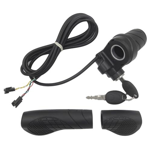 Accélérateur demi-torsion pour scooter électrique guidon 22mm avec deux clés de rechange